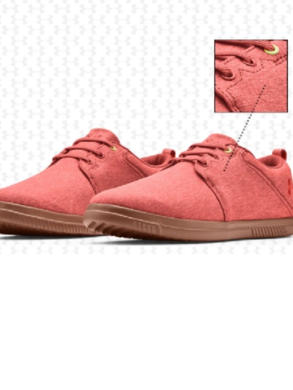 BNWT UNDER ARMOUR Street Encouter Canvas Sneaker tangy orange (8.5) KICKS